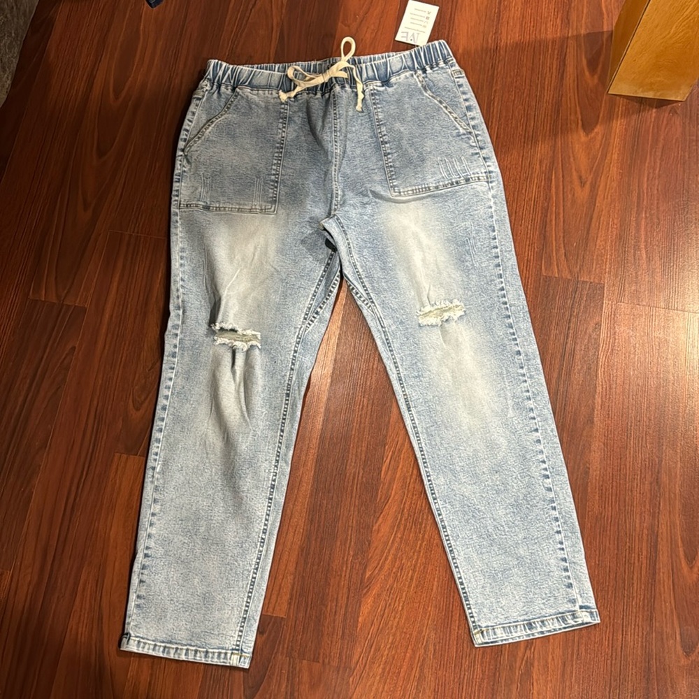 Cutesy Denim Ripped Jeans